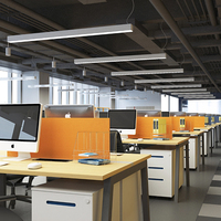 Precio al por Mayor, Lámpara Lineal LED de Hierro para Interiores, Comercios, Oficinas, PC 36 48 54 72 108 W