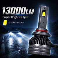SFIDA V21 130W 13000 Lumens ampoule de phare LED 6000K haute puissance lumière bleue montage universel 9005 H7 boîte d'emballage 12V lumière de voiture