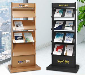 Étagère hauteur réglable Brochure affichage fer supermarché étagères présentoir support métal bureau étagères moderne présentoir - Product Image 3