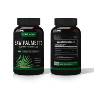 Ausreson OEM/ODMビーガンハーバルソーパルメットベリーエキスサプリメント男性健康サポートのこぎりパルメットカプセル - Product Image 3