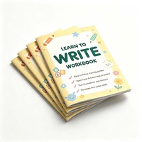 Impresión Personalizada de Fábrica de Libros de Texto para Bebés, Jardín de Infancia y Preescolar, Libro de Aprendizaje Temprano OEM, Impresión de Libros de Trabajo Educativos para Niños con Tapa Blanda