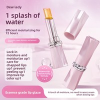 Dew Ladies 7323 Xinghe Chameleon Glass Lip Freeze Rouge à lèvres hydratant à changement de couleur, format standard, emballage standard