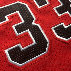 Camiseta de Baloncesto Cosida de la Mejor Calidad de Scottie <span class=keywords><strong>Pippen</strong></span> Roja - Product Image 2