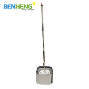 Ensemble de serpillière rotative BENHENG avec seau de séparation de la saleté, plateau pliable, utilisation sans les mains, essorage automatique, pour la maison, explosions russes - Product Image 5