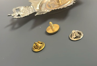 Insigne de grade personnalisable en laiton plaqué argent, en forme de bouclier, avec clip, pour uniforme de cérémonie et casque