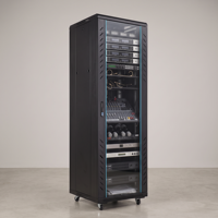 Armoire de serveur sur pied 42U 600x600mm 19 pouces avec porte vitrée pour salle informatique et centre de données
