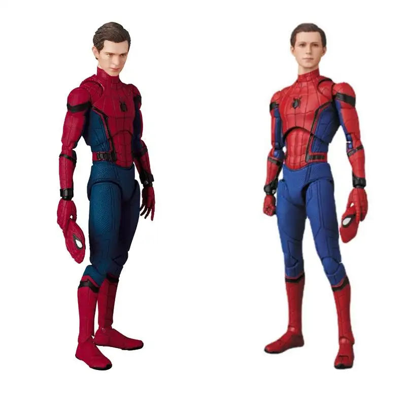 Spider man Figure Mafex No #047 #103 Spiderman Homecoming Anime Figure Model Toys 16cm