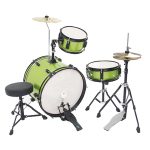 Se Acepta OEM/ODM, MOQ 10, Juego de Batería Infantil Verde de Tres Piezas Fabricado en Fábrica con Tubo de Soporte de 1.2mm - Product Image 6