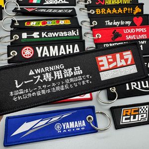 Llavero de Motocicleta con Etiqueta de Tela Bordada, Porta Llaves para Moto - Product Image 2