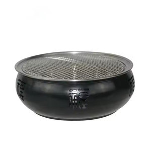 เตาย่างยาคินิกุกทรงกลมสไตล์ญี่ปุ่นเตาย่างบาบีคิวแบบเกาหลีสำหรับร้านอาหารในร่ม - Product Image 5