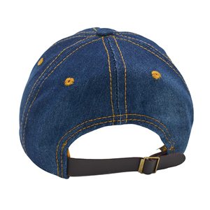 Casquette de baseball structurée sportive personnalisée avec logo LAS VEGAS en strass, fermeture réglable, performance extérieure, sergé de coton - Product Image 5