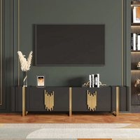 Buffet Design Moderne de Luxe Lumineux pour Salon Buffet Rectangulaire Blanc