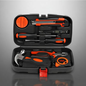 9-Piece Carbon Steel <b>Hand</b> <b>Tool</b> <b>Set</b> with Hard Case-DIY & Automotive Repair <b>Tools</b> 1 Year Warranty - Product Image 4