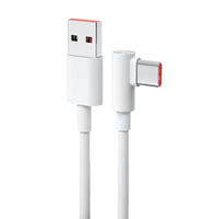 Cable de Carga Turbo USB Tipo C de 120W, en Forma de L, 90 Grados, 6A, Cable de Datos de Carga Rápida, Hecho de Cobre Puro para Xiaomi 14 Pro 80