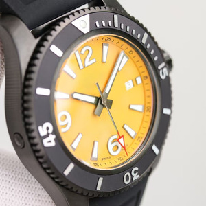 Reloj Mecánico Automático para Hombre, de Alta Gama, Clásico y Elegante, con Esfera Naranja, Manecillas Luminosas y <span class=keywords><strong>Reserva</strong></span> de Marcha, Resistente al Agua - Product Image 2