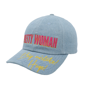 หมวกแก๊ปเดนิมผ้าฝ้ายแบบลำลอง 6 แผง ทรงแด๊ดแฮท ปักโลโก้ตามสั่ง สไตล์สปอร์ตแบบ Snapback - Product Image 2