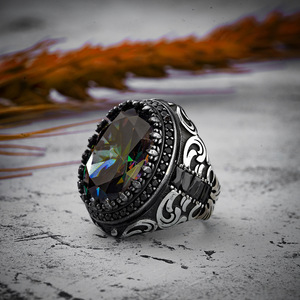 DAIHE Anelli da <span class=keywords><strong>Uomo</strong></span> di Grande Successo e Alta Qualità in Stile Hiphop Punk, Gioielli di Moda Maschili - Product Image 5