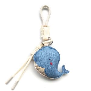 Lindo Llavero de Delfín con Colgante Decorativo para Cartera de Chica, Pareja o Estudiante, de Cuero PU Ecológico y Duradero con Diseño de Ballena Oceánica - Product Image 2