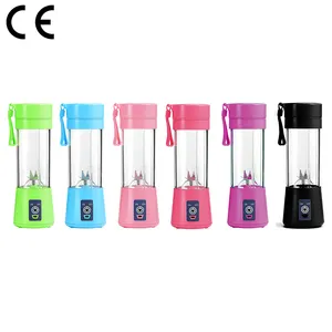 Upgraded Version 6 Blades Outdoor Travel 380ML USB Rechargeable Mini Cup Juicers Portable Electric Belender s