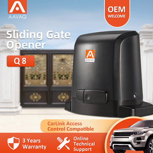 Aavaq Q8 năng lượng mặt trời Powered tự động cửa trượt mở điện biệt thự cửa trượt Bảng điều khiển nhà điều hành cửa trượt nhà khai thác - Product Image 2