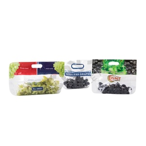 Bolsas de Plástico para Empacar Frutas, Bolsas de Embalaje para Almacenamiento, Transporte y Exhibición de Frutas Frescas con Ventilación - Product Image 1