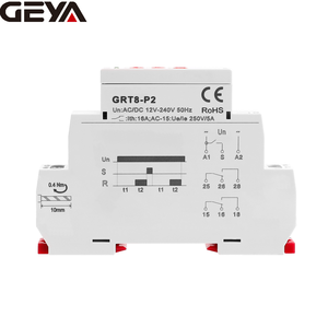 GRT8-P2--AC/DC12V~240V Ultra Wide Operating Voltage <strong>Timer</strong> <strong>Relay</strong> Multifunction Range Din Rail Time <strong>Relay</strong> - Product Image 4