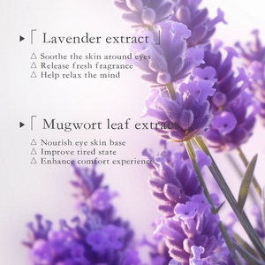 KORMESIC - Juego de Mascarillas Oculares de Vapor de Algodón Elástico con Manzanilla y Lavanda, Marca Privada OEM, Venta al por Mayor, Alivia la Fatiga y Promueve el Bienestar - Product Image 4