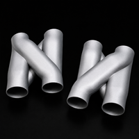 Collecteur d'échappement 2-en-1 SLM pour véhicules performants et hybrides, titane/aluminium, personnalisable