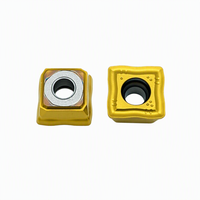 Plaquettes de fraisage rapide à haute vitesse en carbure de tungstène série SOMT pour le perçage de métaux SOMT040204 SOMT050204