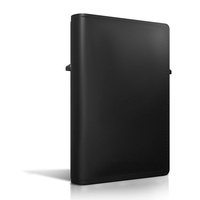 Tarjeteros de Cuero Genuino con Bloqueo RFID, Fundas de Aluminio para Tarjetas y Cartera para Hombre y Mujer