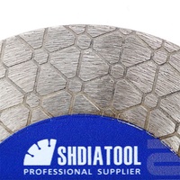 SHDIATOOL diamant disque de coupe Triangle Double face meule diamant outils de coupe pour granit marbre maçonnerie lames de scie