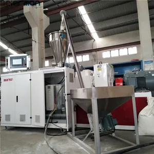 Yeni teknoloji 110-400mm boru yapma tesisi PVC kablo ekstrüzyon makinesi fiyat su tüpü üretim hattı