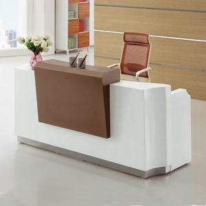 KHÁCH SẠN Bằng Gỗ Salon Bàn Tiếp Tân Nội Thất Văn Phòng Giá Tốt Thiết Kế Hiện Đại Kích Thước Tiêu Chuẩn Đơn Giản OEM Phong Cách Làm Việc Bàn Tiếp Tân - Product Image 2