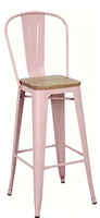 Tabouret de bar en métal style industriel loft américain, avec repose-pieds, tabouret bas simple en fer, chaise de bar domestique en fer