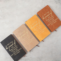 Carnet en cuir PU A6 avec logo personnalisé, journal de poche, petit carnet d'écriture portable, porte-stylo, cadeau promotionnel d'entreprise