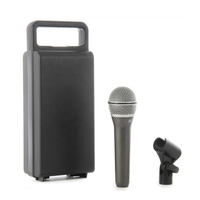 Modèle de ramassage supercardioïde de microphone vocal dynamique portable Q7 pour la performance vocale en direct/studio/instrument Annulation du bruit