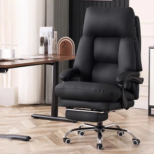 เก้าอี้คอมพิวเตอร์ เก้าอี้ผู้บริหาร เก้าอี้ปรับเอน หนังลายอุ้งเท้าแมว เก้าอี้สำนักงาน นั่งสบาย ใช้ในบ้าน นั่งนาน ไม่เมื่อยล้า ออกแบบตามหลักสรีรศาสตร์ ปรับเอนได้ ระดับห้าดาว - Product Image 2