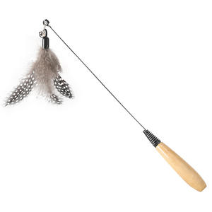 Juguete de plumas de poste largo de alto rendimiento para gatos artefacto de autoentretenimiento que consume energía para jugar - Product Image 5