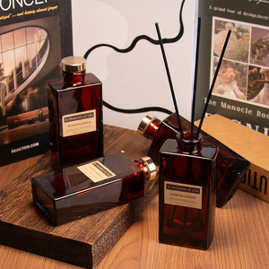 Tùy Chỉnh 150Ml Hổ Phách Thủy Tinh Khuếch Tán Cho Reed Hương Thơm 100Ml Chất Lỏng Hương Thơm Làm Mát Không Khí Nhà Văn Phòng Xe Khách Sạn Sử Dụng - Product Image 2