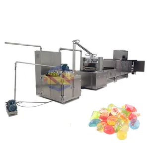 Small scale PLC control jelly beans machine for gummy making plant