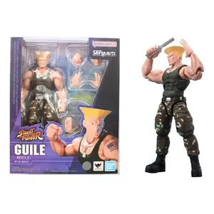 Bandai S.H. Figuarts per Street Fighter astuzia 2 nuovo personaggio dei cartoni animati figurina per la raccolta di decorazione modello giocattolo in scatola - Product Image 4