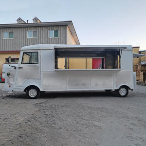 Camion de nourriture mobile au design moderne, chariot de camion de nourriture à gaz <span class=keywords><strong>avec</strong></span> gril et friteuse - Product Image 4