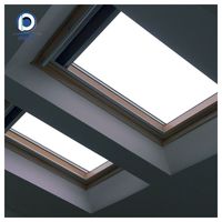 Lanterneau motorisé intelligent en aluminium OEM pour maisons résidentielles et bâtiments duplex, avec isolation thermique et insonorisation