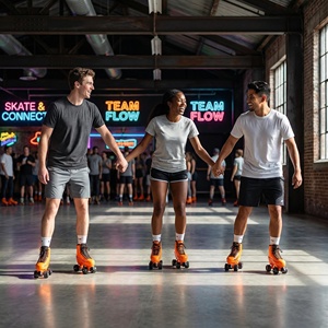 Patins à roulettes <span class=keywords><strong>quad</strong></span> durables pour la location, fabrication OEM ODM - Product Image 6
