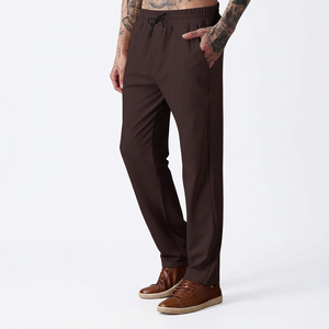 Pantalon de survêtement en coton pour homme, coupe droite, respirant, écoresponsable, designs personnalisés, vêtements de sport décontractés, fournisseur en gros - Product Image 1