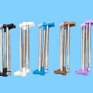 Portable Retractable Folding Clothing Organizer Stainless Steel Thickened for Home and Travel - Product Image 2