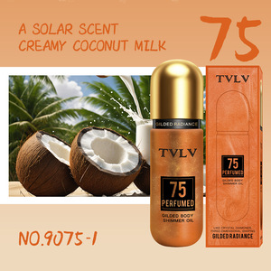 Huile Scintillante Dorée pour le Corps - Parfumée, Illumine et Nourrit la Peau, Contour du Corps 5 Teintes - Product Image 5