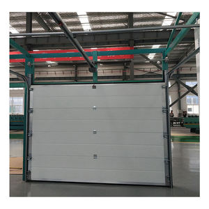 Portes de garage sectionnelles en acier modernes à rabat isolé coulissant automatique Prix des portes de garage - Product Image 4