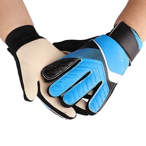 Unisex Full <b>Finger</b> Football Goalkeeper Gloves With Non Slip Palm Adjustable Wrist <b>Strap</b> Breathable Sports Gloves - Product Image 1