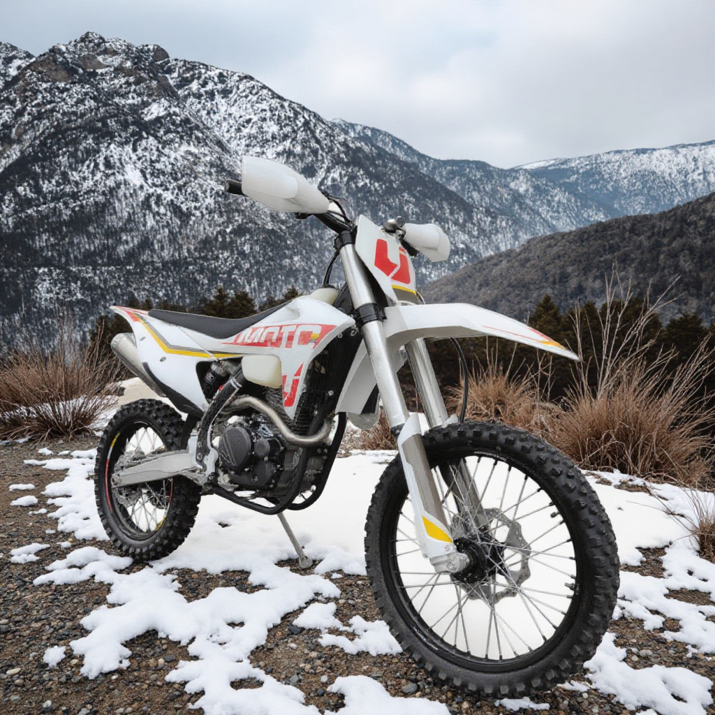 Old Enduro High Performance 125cc Dirt Bike with LED Light